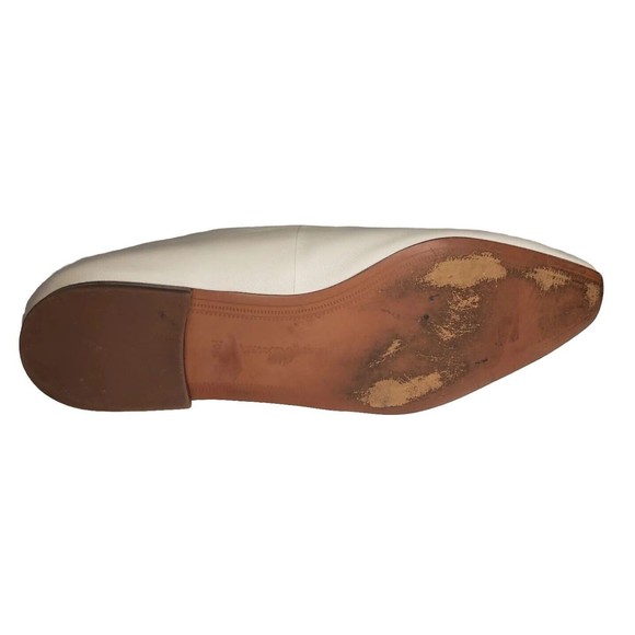 Sam Edelman Emelie Square Toe Loafer in Modern Ivory Leather Women's Size 10.5M - Picture 7 of 10